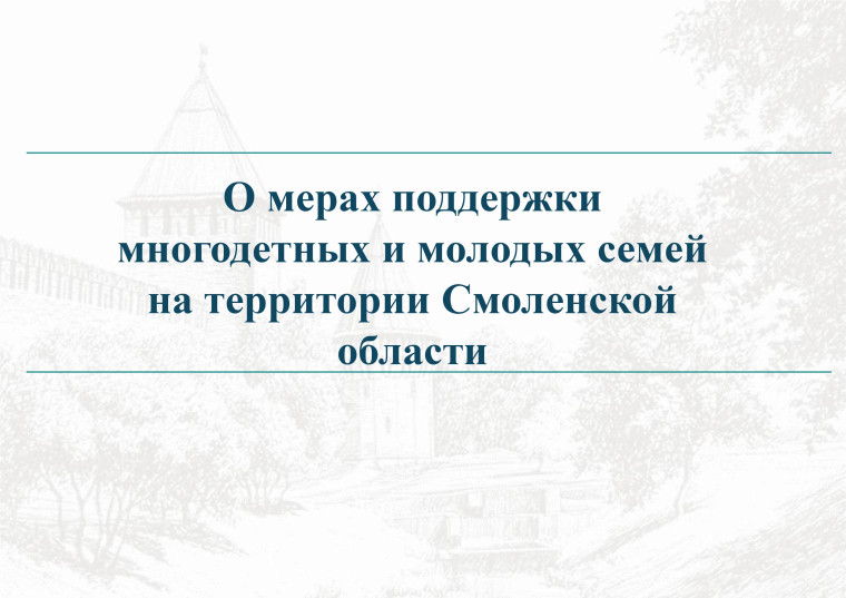 Для семей с детьми действует 43 меры поддержки, установленные федеральным и областным законодательством, в том числе 18 мер предоставляются в виде государственных пособий и социальных выплат..